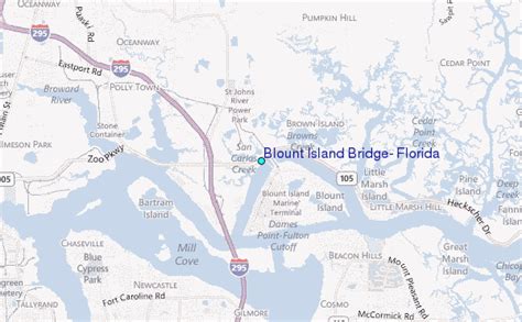 Blount Island Bridge, Florida Tide Station Location Guide