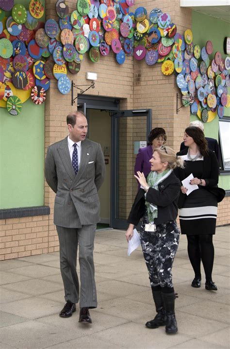 Snapped: Prince Edward Visits Uplands School