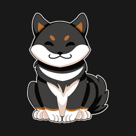 Black and tan shiba Inu - Shiba Inu - T-Shirt | TeePublic