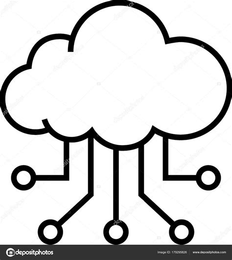 Cloud Network Vector Icon Stock Vector by ©creativestall #179295826