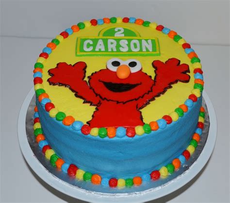 Elmo Birthday Cake Carrot Cake With Cream Cheese Frosting - CakeCentral.com