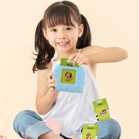 Talking Flash Cards Preschool Montessori Toys Words Flash Cards for Boys Girls | eBay