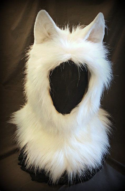 Warm Ear-Hood - White Wolf | Wolf ears, Wolf costume kids, Werewolf costume