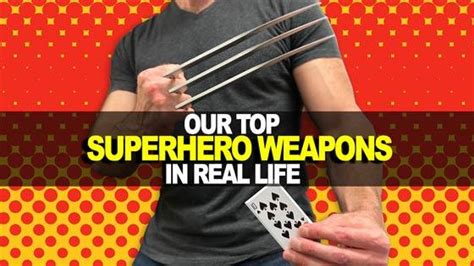 Our Top Superhero Inspired Weapons In Real Life!