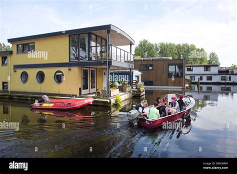 houseboats in Amsterdam Stock Photo - Alamy