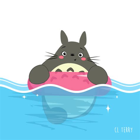 Totoro’s Daily Life in Funny GIFs – Fubiz Media | Totoro, Funny gif ...