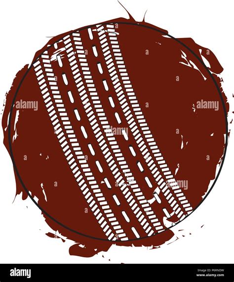 Sketch of a cricket ball Stock Vector Image & Art - Alamy