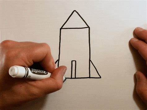 How to Draw a Cartoon Rocket Ship 🚀 Easy Drawing for Kids | Otoons.net