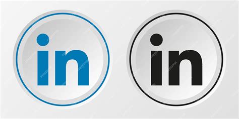 Premium Vector | Linkedin logo