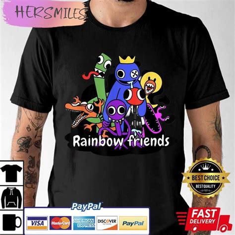 Rainbow Friends Roblox Birthday Unisex Best T-Shirt Buy Shirts, Cool T Shirts, Types Of Sleeves ...