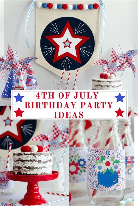 4th of July Birthday Party Ideas by Fawn on Love the Day