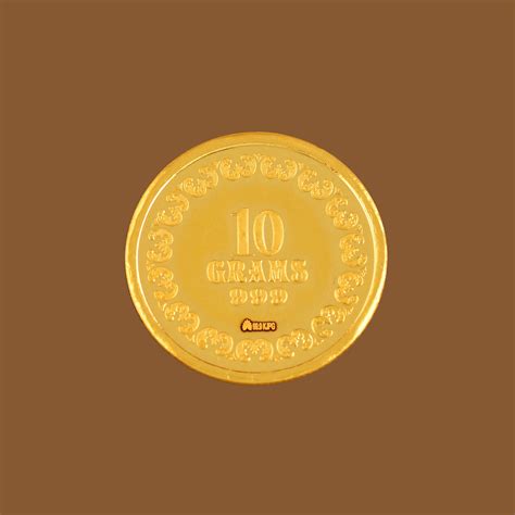 Buy 10 Grams Gold Coin 24k with Lakshmi Motif Online - store ...