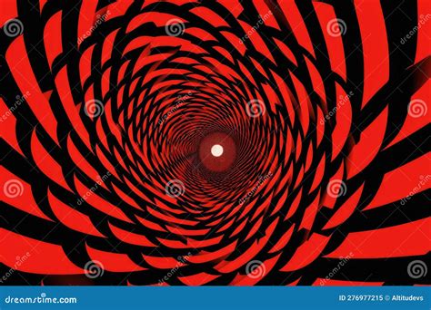 Optical Illusion of a Spinning Spiral, with the Center Staying Still Stock Image - Image of ...