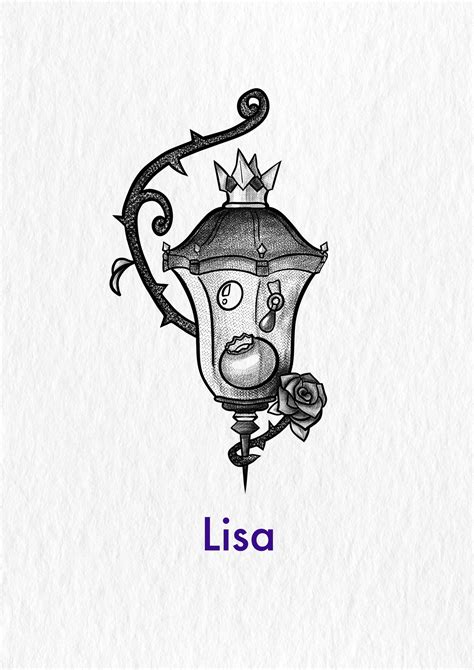 Lisa tattoo design idea (Doing a whole project with all the characters ...