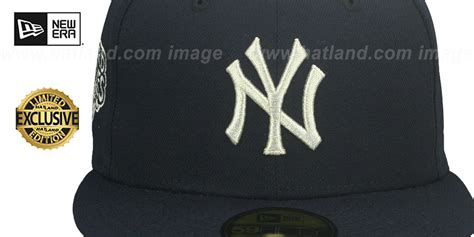 New York Yankees 2009 WORLD SERIES SILVER-BOTTOM Navy Fitted Hat