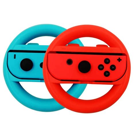 2x Racing Steering Wheel for Nintendo Switch Joy Con Controller Handle Grip Nintend-in Video ...