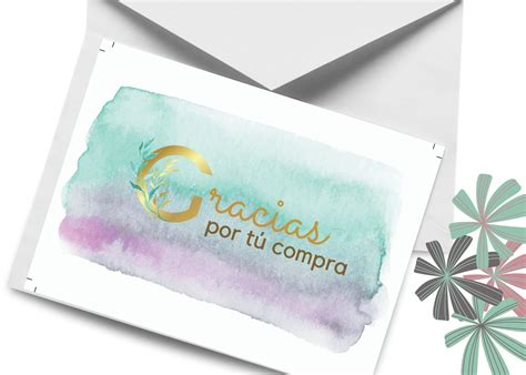 Gracias Por Tú Compra TARJETA DIGITAL IMPRIMIBLE En Español | Etsy