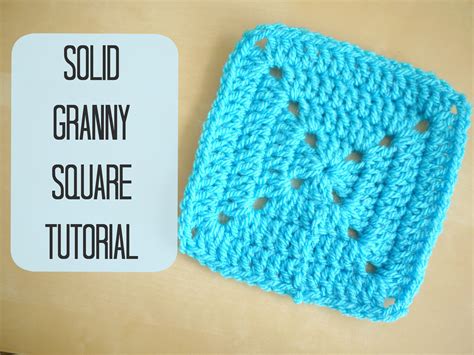 Crochet Basic Granny Square Tutorial