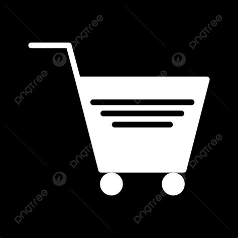 Shopping Cart Silhouette PNG Free, Vector Shopping Cart Icon, Cart ...