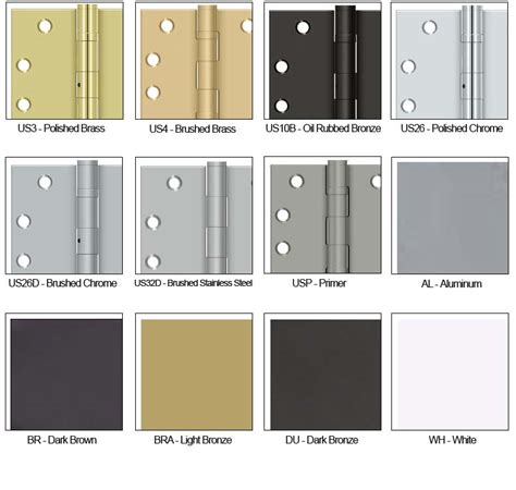 Global Finish Colors - Doorware.com