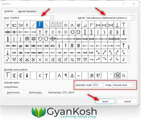 4 WAYS TO TYPE LONG DIVISION SYMBOL in WORD [ ]