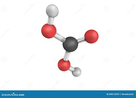 3d Struttura Di Acido Carbonico, Un Composto Chimico Con Il Chem ...