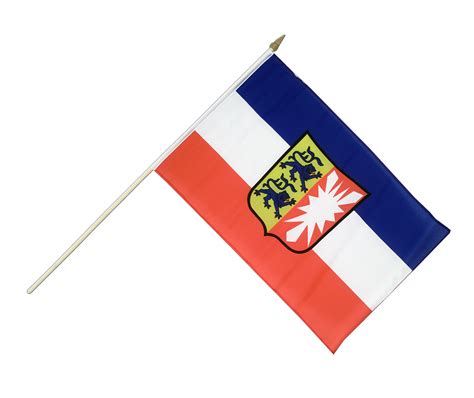 Hand Waving Flag Schleswig-Holstein - 12x18" - Royal-Flags