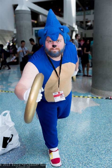 Sonic Hedgehog Costume Cosplay