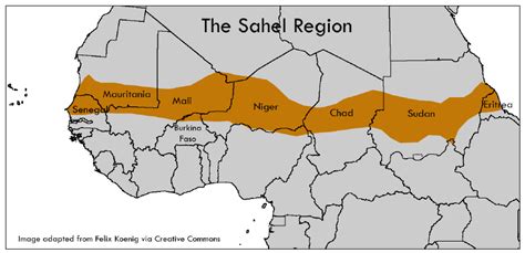 Sahel Desertification Map