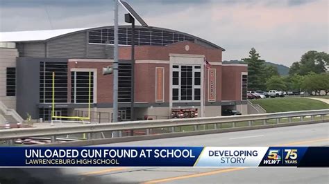 Lawrenceburg High School student taken into custody for having gun at ...