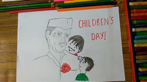 Childrens Day Drawing at PaintingValley.com | Explore collection of ...