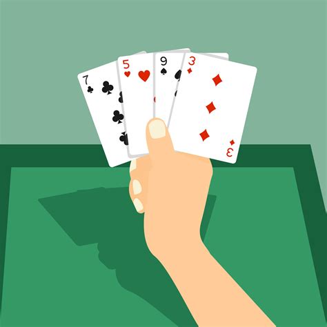 Playing Cards Clipart Vector Green Playing Cards Clip - vrogue.co