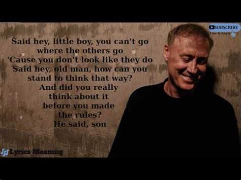 Bruce Hornsby - The Way It Is | Lyrics Meaning - YouTube