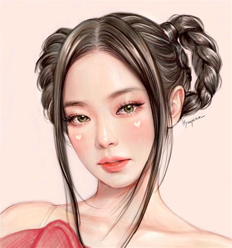 Jennie Fanart On Twitter Jennie Fanart Jennie Fan Art Black Pink Kpop | Images and Photos finder