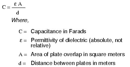 Chapter 13 Section C Factors affecting capacitance