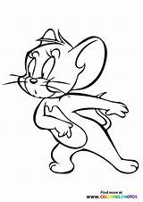 Tom And Jerry Spike Coloring Pages Home sketch template