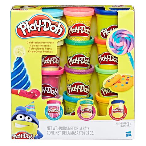 Play-Doh Celebration Party Pack, Includes Sparkle & Confetti Compound - Walmart.com