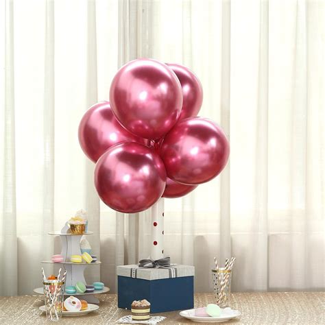 Efavormart 25PCS 12" Chrome Metallic Latex Helium Balloon For Wedding ...