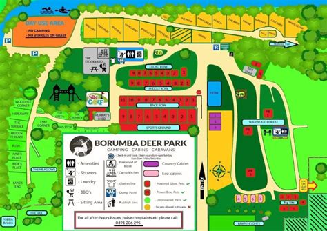 Park Map, About, Borumba Deer Park