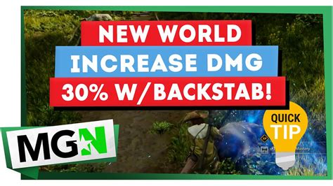 New World - Increase Damage by 30% w/ Backstab - YouTube