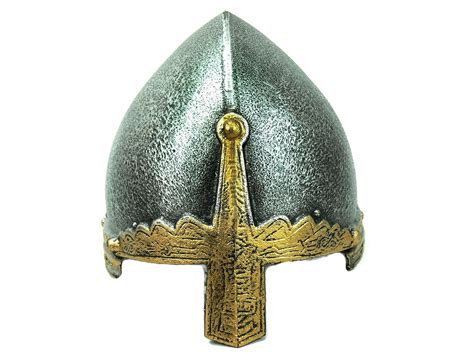 Medieval Knight Helmet Viking Norman Nasal Style LARP Fancy Dress Hat ...