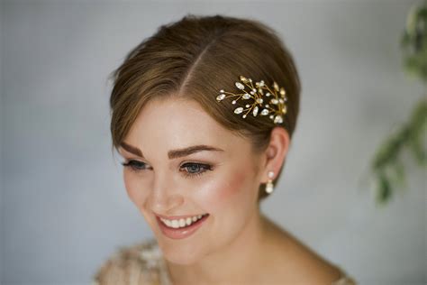 How To Style Wedding Hair Accessories With Short Hair | Love My Dress® UK Wedding Blog