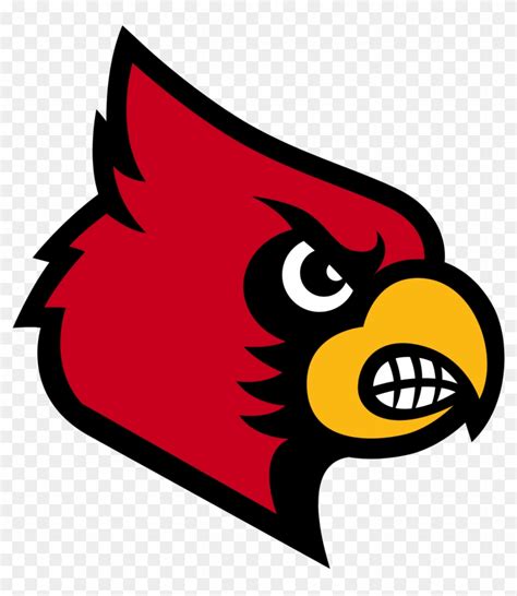 Cardinal Cartoon - University Of Louisville Mascot - Free Transparent ...