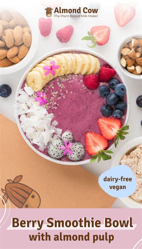 Berry Smoothie, Smoothie Bowl, Pulp Smoothies, Pulp Recipe, Almond Pulp ...