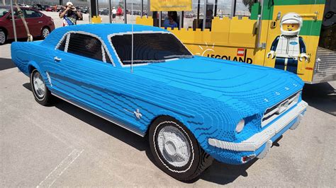 Full-size LEGO Mustang