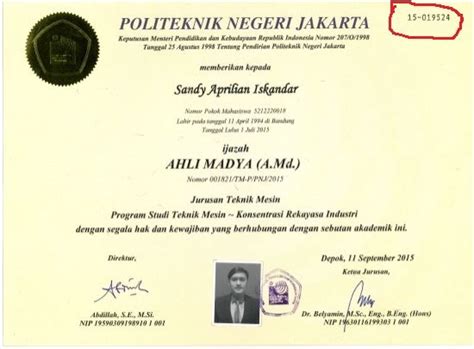 Contoh Ijazah S1 Wanita - IMAGESEE