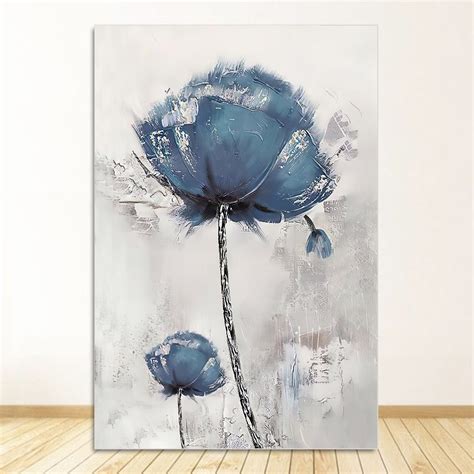 ArtZ® Skandinaviska Flower Canvas Paintings - ArtZMiami Flower Painting ...