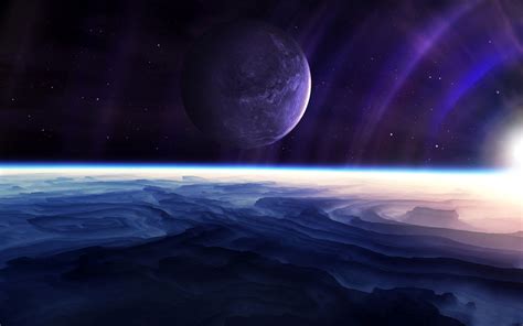 space, digital, sky, Planetscape, nature, horizon, planet - space, star - space, atmosphere ...