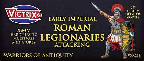 VICTRIX Early Imperial Roman Legionaries Attacking : Victrix: Amazon.co ...