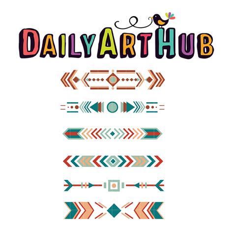 Tribal Borders Clip Art Set – Daily Art Hub – Free Clip Art Everyday